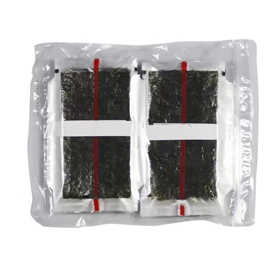 Triangle Onigiri Nori with Steamed Seaweed Triangle Laver Alga in Plastic Packaging