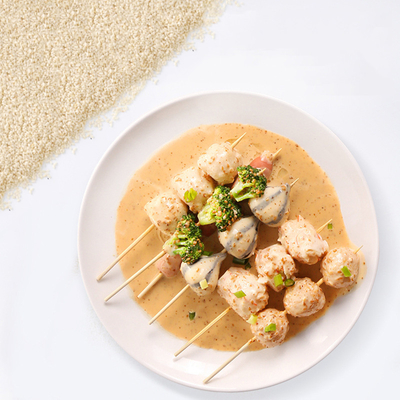 6pcs/ctn Sushi with Vegetables and Low Fat Sesame Salad Dressing Special Vinaigrette