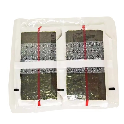 Triangle Onigiri Nori with Steamed Seaweed Triangle Laver Alga in Plastic Packaging