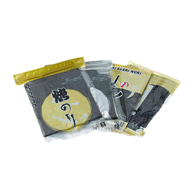 100 Sheet Seaweed Snacks Dark Green Color Algae Burning Nori Organic Roasted Seaweed