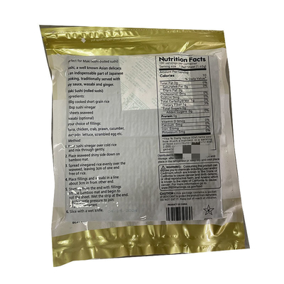 100 Sheet Seaweed Snacks Dark Green Color Algae Burning Nori Organic Roasted Seaweed