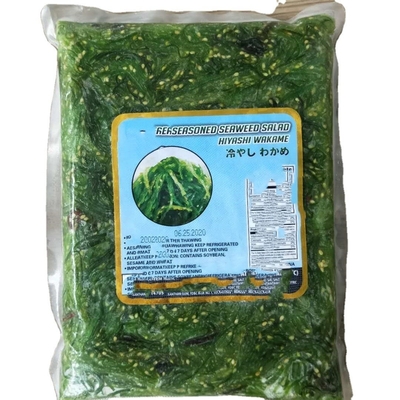 Japan Frozen Chuka Wakame Seaweed Salad Organic Cultivation Type Normal Instruction