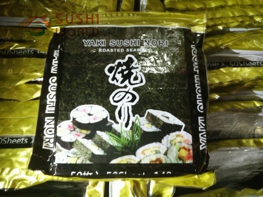 Organic Roasted Nori Snack Sheets Healthy Seaweed Sheets for Normal Consumption Item
