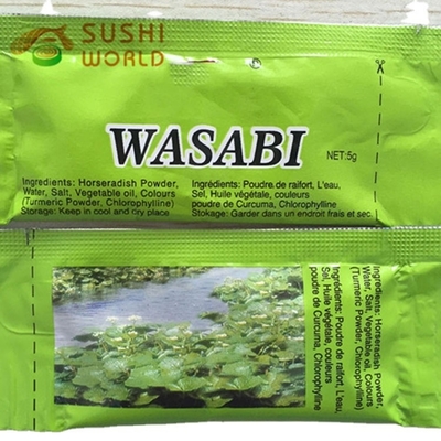 Mini Wasabi Sachet 0.0025-0.05kg Your Go-To Seasoning for Spicy Taste