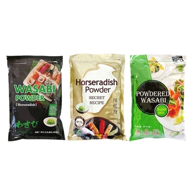 Non-Additives Dry Sushi Horseradish Sachet 1kg Wasabi Powder for 24 Months Shelf Life