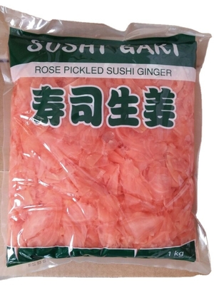 Water Preservation Process Sweet Pickled Sushi Ginger in Bulk for Japanese Delicacies