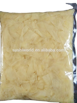 Vinegar Process Japanese White Pink Pickled Sushi Ginger for Open Air Cultivation Type
