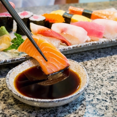GK Address Hot Pot and Sushi Sauce Dark Soy Sauce Flavored Sashimi Soybeans Ingredients