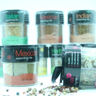 Delicious and Authentic Mixed Grinder SEASONING SEA SALT LEMON Black Pepper Blend