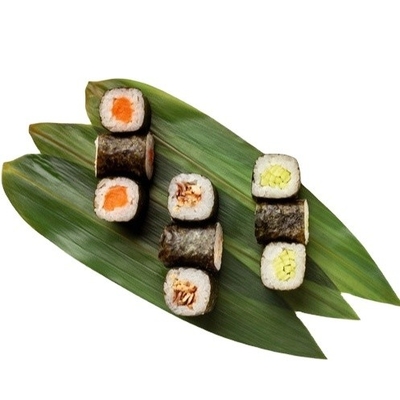 Serve Sushi with Fresh and Natural Bamboo Leaf Wrappers NO Address Required