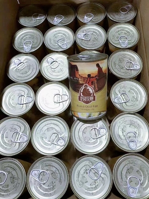 425g Cooked Canned Quail Eggs for Customer Requirements from SHANDONG