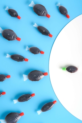 Brewed Halal Sushi Mini Fish Shape Soy Sauce with 100% Purity