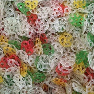 Uncooked Dried Red Pellet Potato Chips Puffed Food Made from Normal Yellow Material