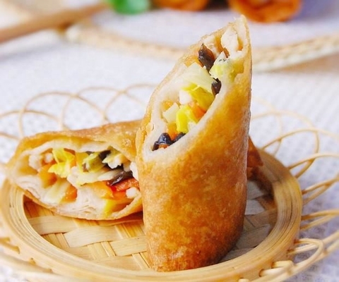 Chinese Food Frozen Spring Roll Wrapper with 24 Months Shelf Life in Frozen Storage