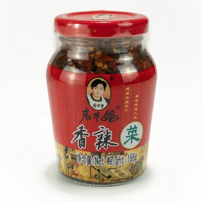 Laoganma 280g Glass Bottle GK Wagyu Beef Sriracha Hot Chili Sauce CHILI RED OIL Brix % 0