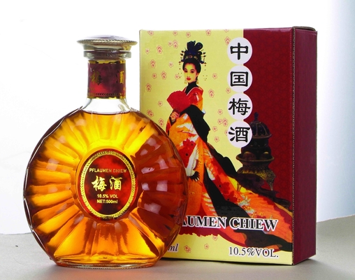 Chinese Style Green Plum Wine OEM 10.5% 14% with 36 Months Shelf Life