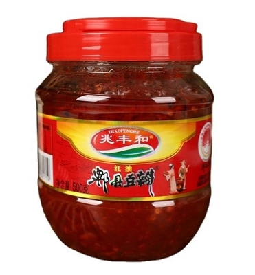 PIXIAN Bean Paste Red Oil chili soyBean Paste Cooking Paste with SPCY Taste
