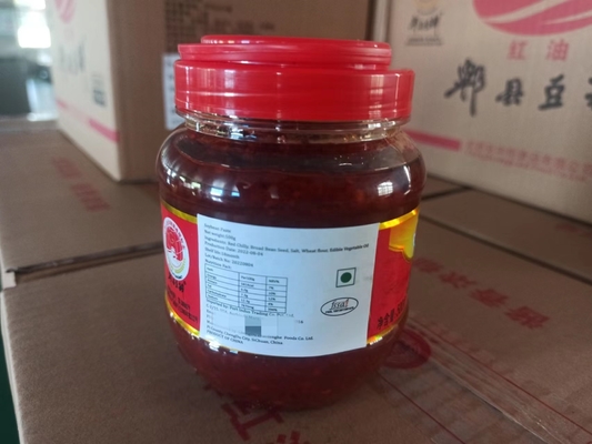 PIXIAN Bean Paste Red Oil chili soyBean Paste Cooking Paste with SPCY Taste